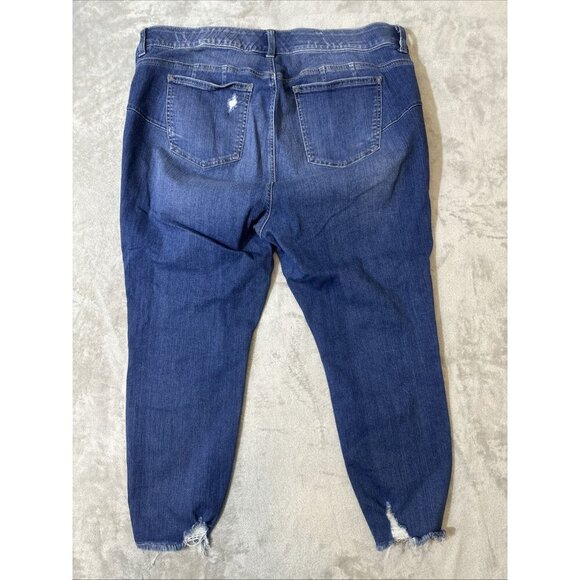 Torrid Bombshell Skinny Jeans Distressed Premium Stretch Ankle Women’s 20XS - Picture 7 of 8